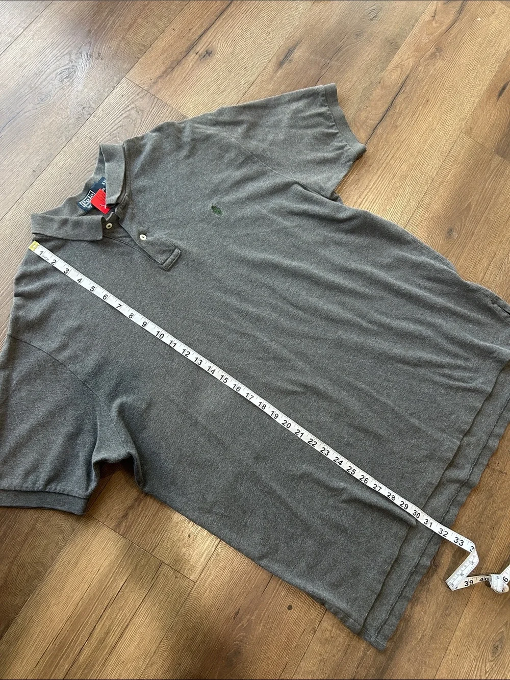 Polo by Ralph Lauren Heather Gray Short-Sleeve Polo !! XXL